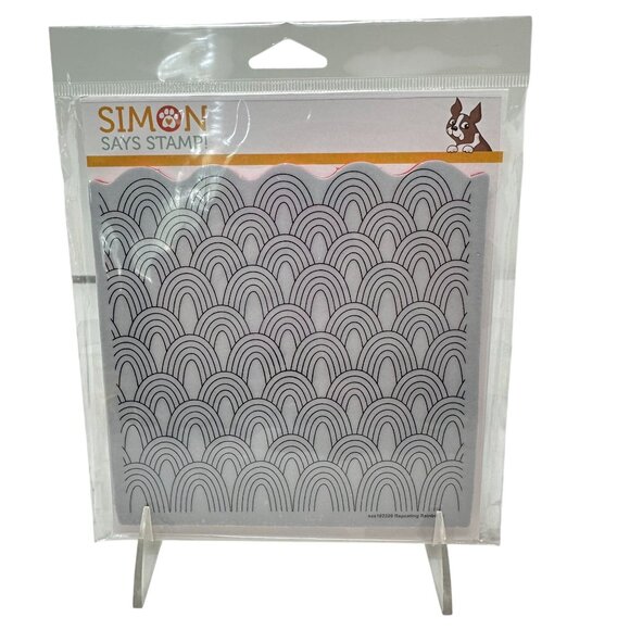 Simon Says Stamp Repeating Rainbows 6x6 Cling Stamp SSS102339 USA Retired - Picture 2 of 12